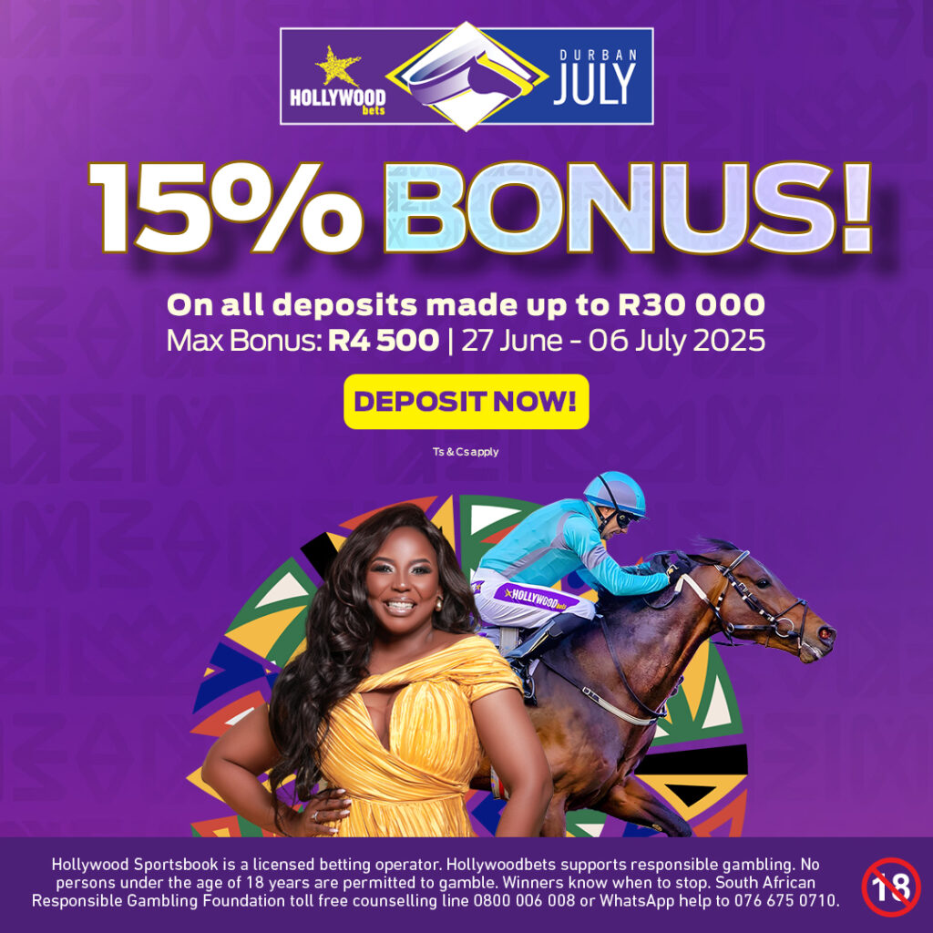 hollywood bets durban july 2025